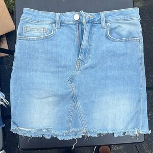 Light Denim Skirt, Size S